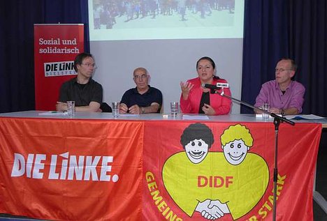 Frank Schwarzer, Durmus Alici, Sevim Dagdelen, Carsten Strauch Frank Schwarzer, Durmus Alici, Sevim Dagdelen, Carsten Strauch