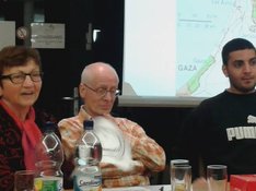 Inge Höger, Saeed Amireh, Gerd Büntzly Inge Höger, Saeed Amireh, Gerd Büntzly