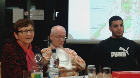 Inge Höger, Saeed Amireh, Gerd Büntzly Inge Höger, Saeed Amireh, Gerd Büntzly