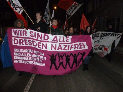 Solidemo in Bielefeld "Wir sind alle Dresden Nazifrei" Solidemo in Bielefeld "Wir sind alle Dresden Nazifrei"